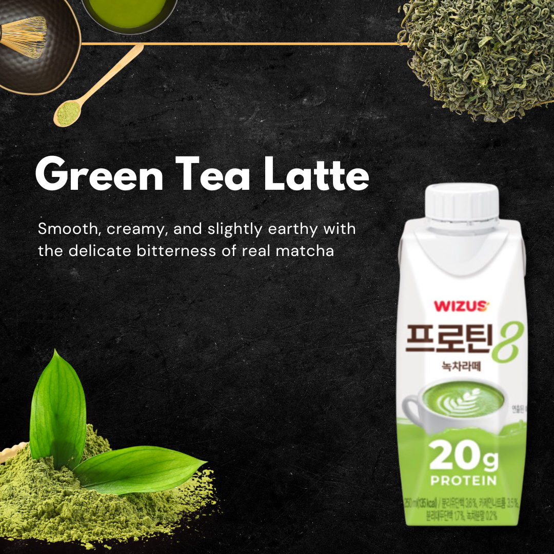 Wizus Protein Drink - Green Tea Latte
