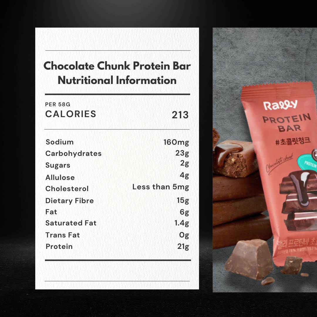 RALLY Protein Bar - Chocolate Chunk