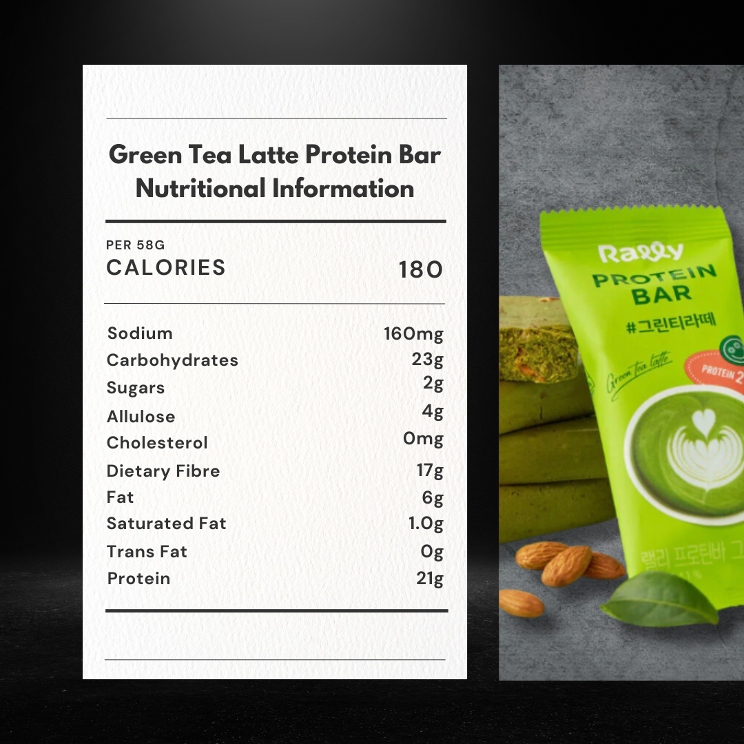 RALLY Protein Bar - Green Tea Latte