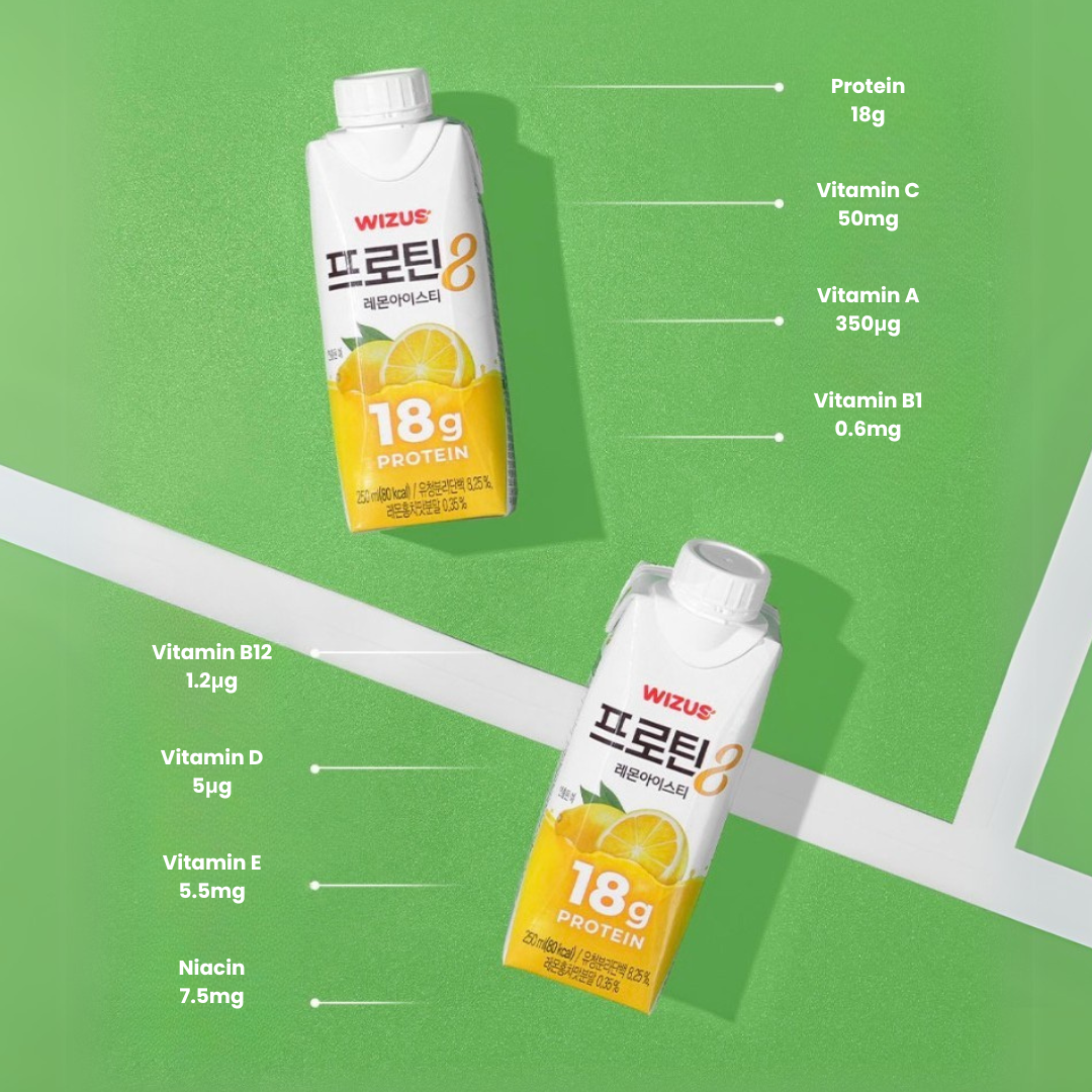 Wizus Protein Drink - Lemon Iced Tea