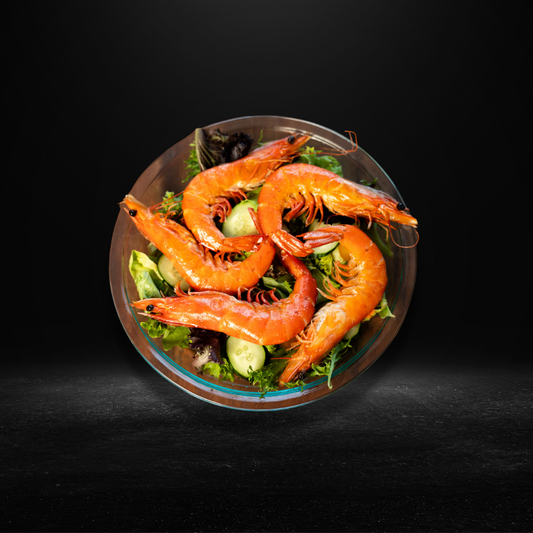 Fresh Frozen, Pre-cooked Gourmet Grade Jumbo Shrimp (Shell-on)