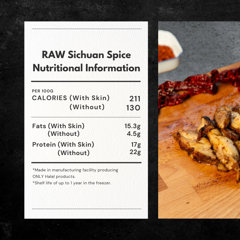 RAW Chicken Chop - Fiery Sichuan Spice