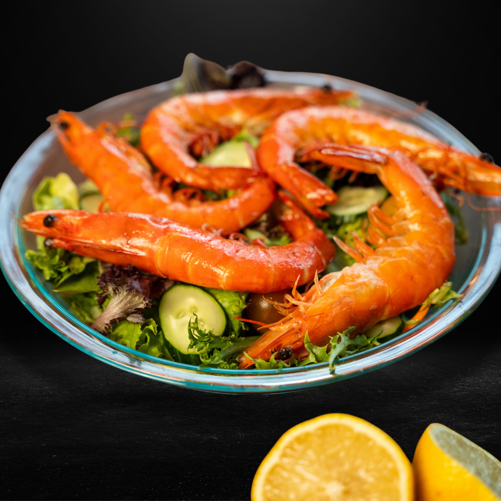Fresh Frozen, Pre-cooked Gourmet Grade Jumbo Shrimp (Shell-on)