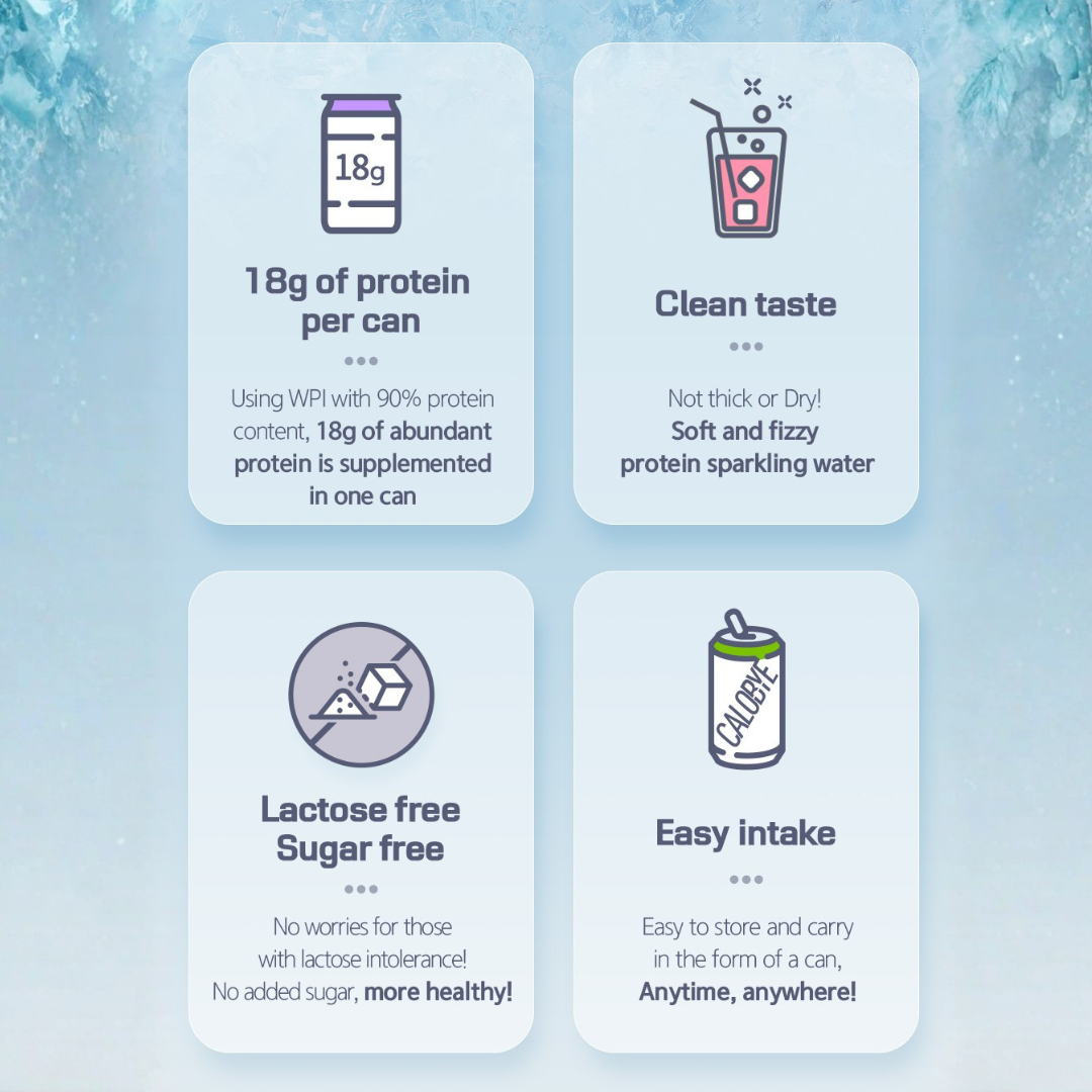 Calobye Sparkling Protein Drink - Pink Grapefruit