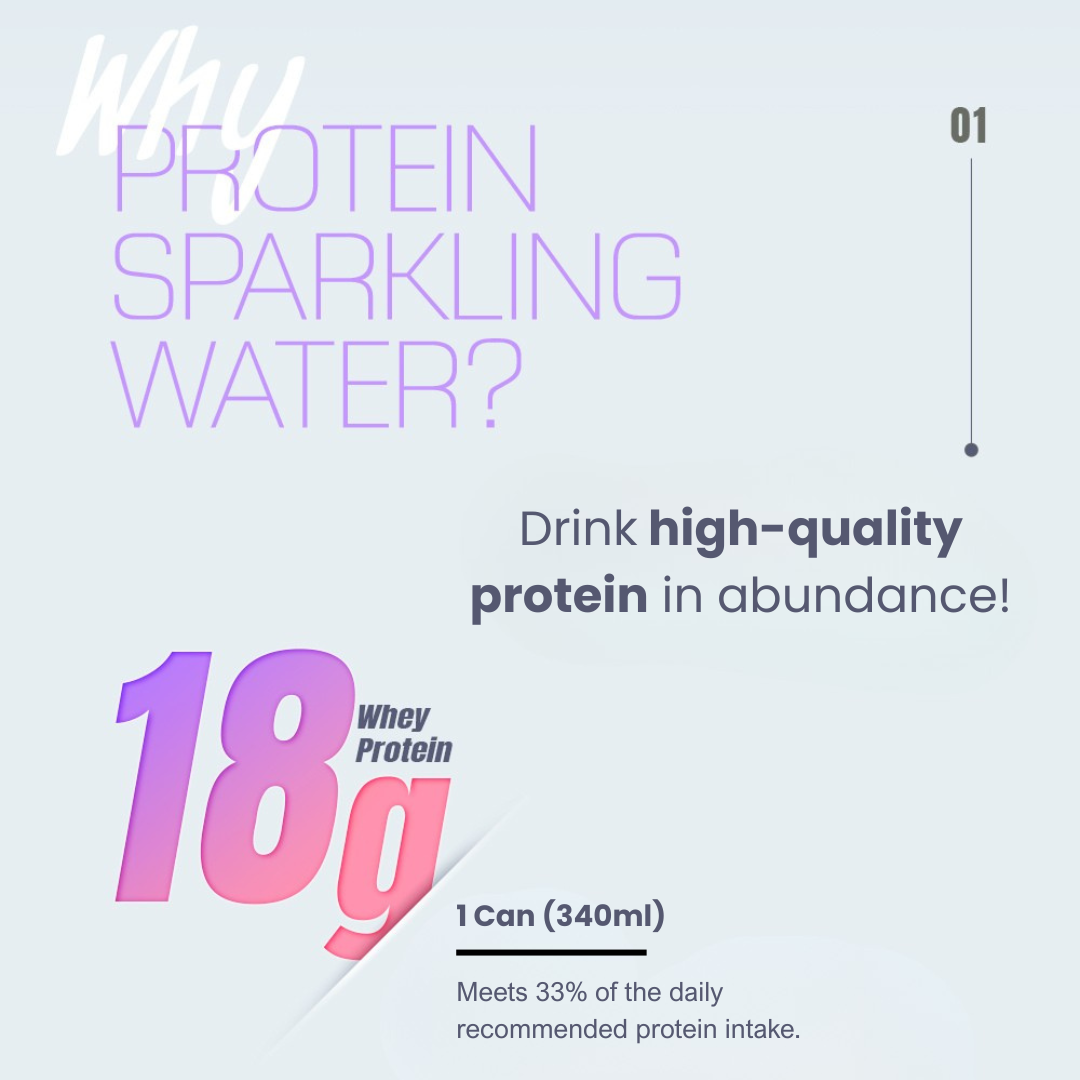 Calobye Sparkling Protein Drink - Pink Grapefruit
