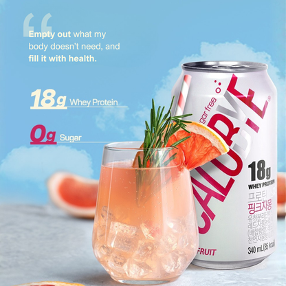 Calobye Sparkling Protein Drink - Pink Grapefruit