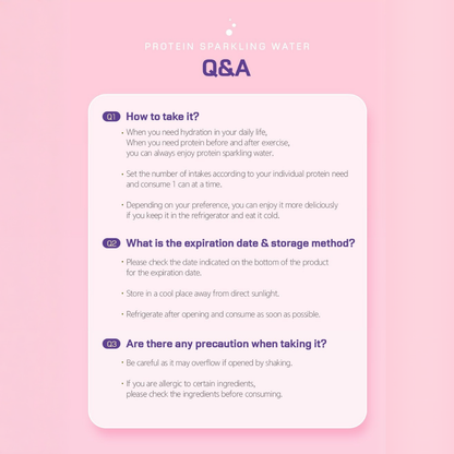 Calobye Sparkling Protein Drink - Pink Grapefruit