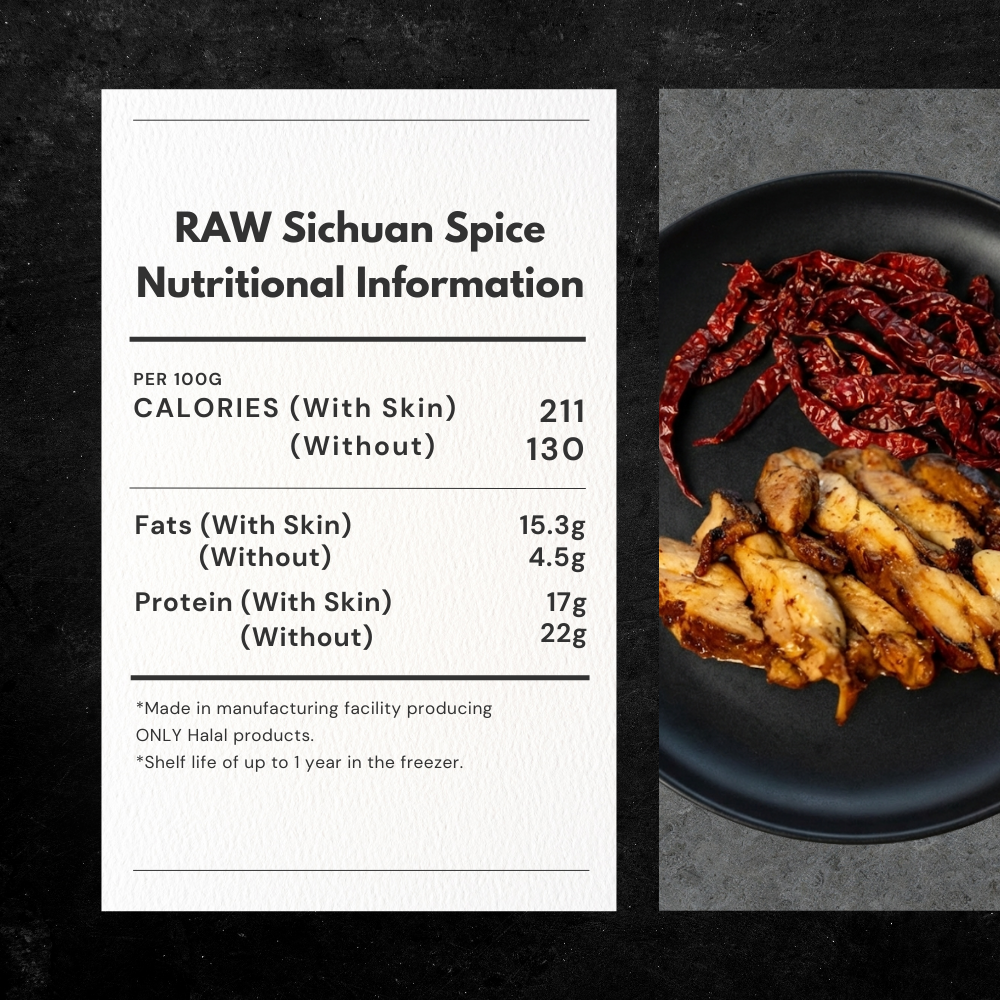 RAW Chicken Chop - Fiery Sichuan Spice