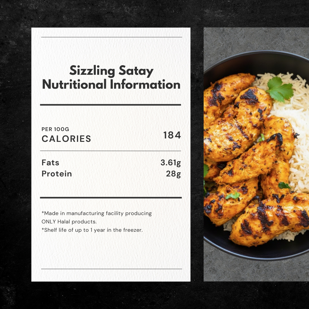 68° Chicken Singapore Delights - Sizzling Satay