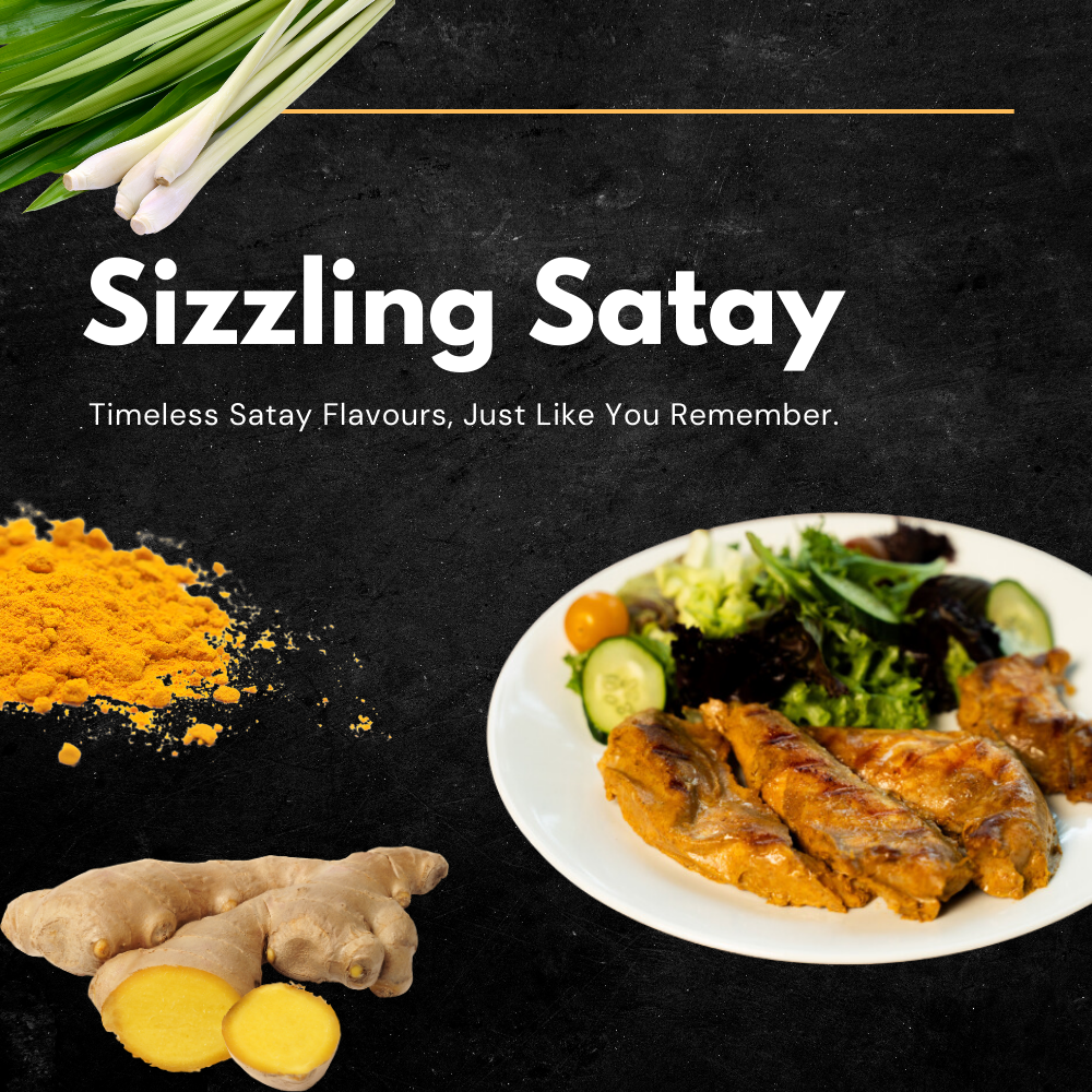 68° Chicken Singapore Delights - Sizzling Satay