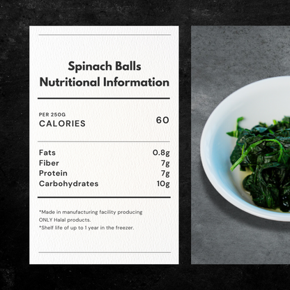 Pre-cooked Spinach Balls (250g)